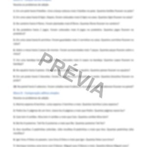 Lista de Problemas de Adição I
