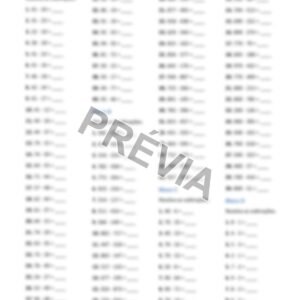 Lista de Treino de Subtração II